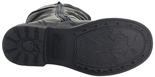 Rocket Dog Trumble, Botas de Motorista Mujer, Negro-Schwarz (Black AG7), 40 EU