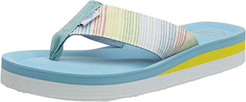 Rocket Dog Winner, Chanclas Mujer, Multicolor (Ravi Yellow Multi P21), 40 EU