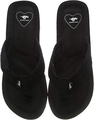 Rocket Dog Winner, Chanclas Mujer, Negro (Webbing Black A00), 39 EU
