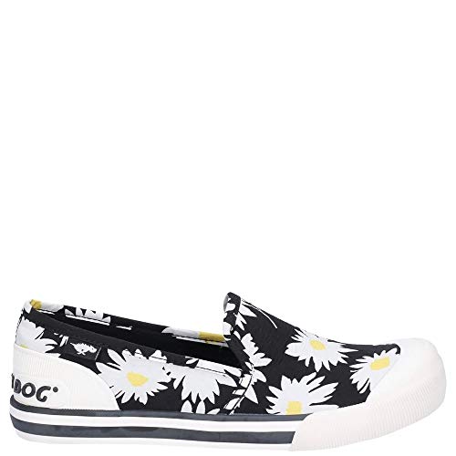 Rocket Dog - Zapatos sin Cordones Casuales Jazzin para Mujer señora (36 EU) (Negro)