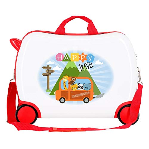 Roll Road Little Me Maleta Infantil Multicolor 50x38x20 cms Rígida ABS Cierre combinación 34L 2,1Kgs 4 Ruedas Equipaje de Mano