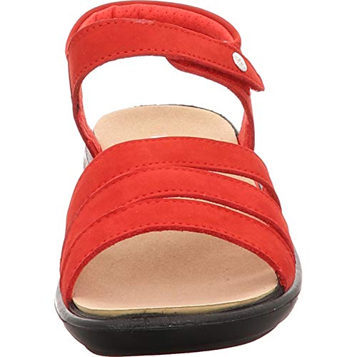 Romika Ibiza 111 Rose 1611 001 020 - Sandalias grandes para mujer, color Rojo, talla 44 EU