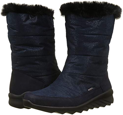 Romika Vegas 16, Botas Slouch Mujer, Azul (Ocean 530), 37 EU