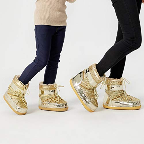 routinfly - Botas para Mujer Dorado Dorado 41-42