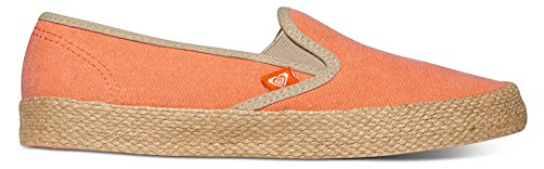 Roxy Damen Redondo Jute Slip On Shoes, Zapatillas Mujer, TNG Orange Tangerine, 39 EU
