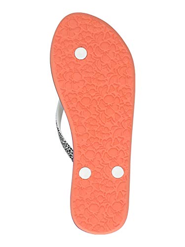 Roxy Portofino, Chanclas Mujer, Color Negro, 38 EU