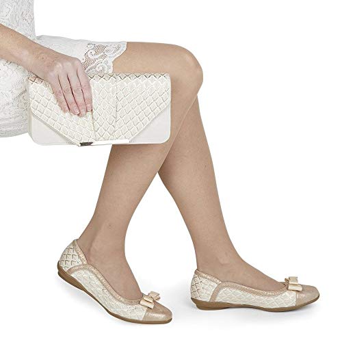 Ruby Shoo Tblisi Light Pink Pretty Pastel Clutch Bag Matches Fabia