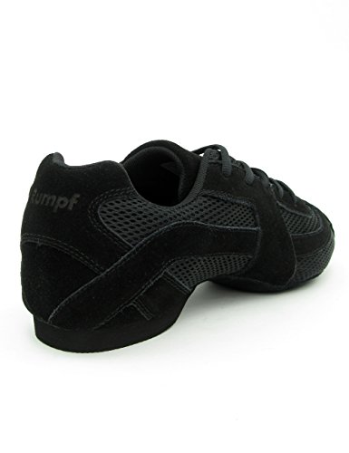 Rumpf 1572 Sparrow con botón, baile deportivo, salsa, jazzdance Zumba Hip Lindy Hop Gimnasia, Entrenamiento, Hallen Aerobic, color negro, color Negro, talla 41.5 EU