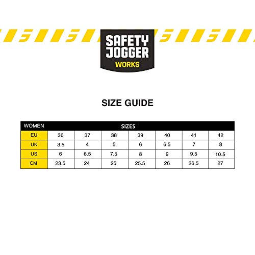 Safety Jogger Bestgirl Zapatos de seguridad para mujer, Negro (BLK), EU 38