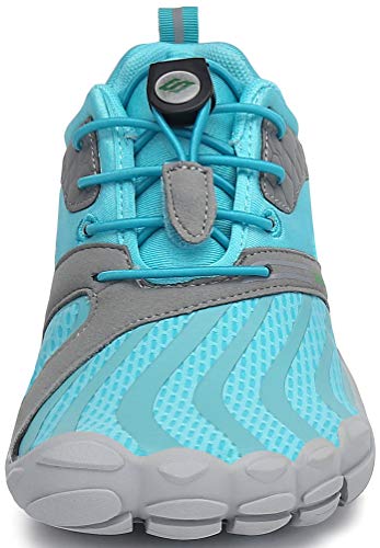 SAGUARO Barefoot Zapatillas de Trail Running Hombre Mujer Zapatillas Ligeros de Secado Rápido para Playa Beach Surf Mar Piscina Río Yoga Cycling Deportes Acuáticos,SC Azul 40 EU