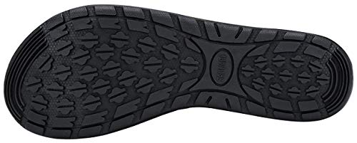 SAGUARO Escarpines Hombre Mujer para Buceo Snorkel Surf Natación Piscina Vela Mares Rocas Río Zapatos para Agua Calzado Playa Zapatillas Deportes Acuáticos(030 Noir, 44/45 EU)
