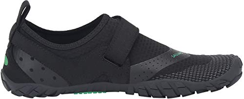 SAGUARO Hombre Mujer Minimalistas Zapatillas de Trail Running Ligeras y Respirable Zapatos Descalzos Gym Playa Calzado de Deportes Acuaticos para Asfalto Correr Senderismo, Negro 37 EU