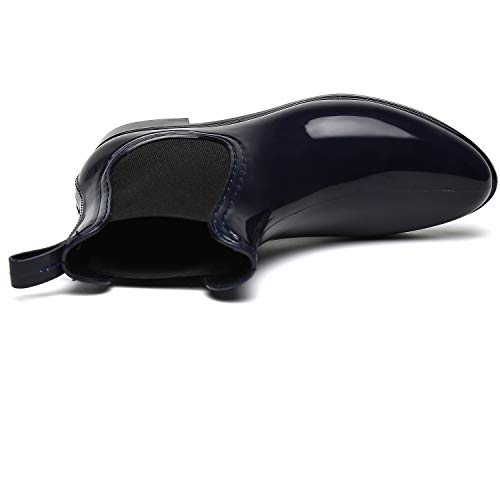 SAGUARO® Mujer Botas de Lluvia Festival Botas de Agua Muy Ligera Azul 38