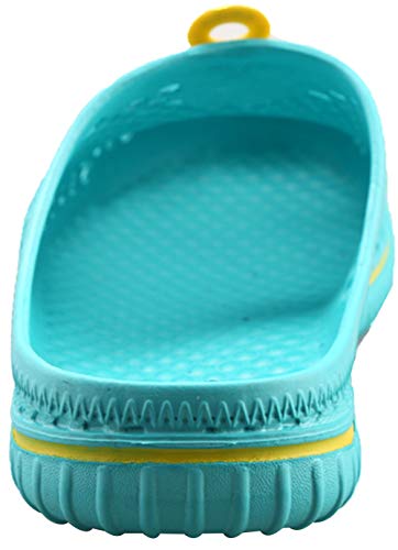 SAGUARO Unisex Zapatillas de Playa Ahueca hacia Fuera Las Jardín Sandalias Zuecos Verano Antideslizante Ligeros Respirable,Etiqueta 37=36 EU Azul