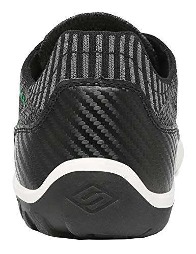 SAGUARO Zapatos Descalzo Hombre Mujer Calzado de Trail Running Antideslizante Zapatillas Deportes Ligero para Correr Fitness Gimnasio Asfalto Senderismo Caminar, 070 Negro, 36 EU