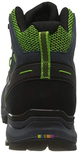 Salewa MS Alp Mate Mid Waterproof, Botas de Senderismo Hombre, Azul (Ombre Blue/Pale Frog), 43 EU