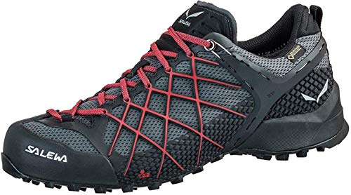 Salewa MS Wildfire Gore-TEX, Zapatos de Senderismo Hombre, Negro (Black Out/Bergot), 42.5 EU