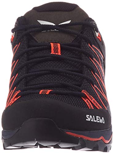 Salewa WS Mountain Trainer Lite, Trekking-& Wanderstiefel Mujer, Azul (Premium Navy/Fluo Coral 3993), 40.5 EU