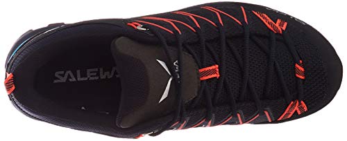 Salewa WS Mountain Trainer Lite, Trekking-& Wanderstiefel Mujer, Azul (Premium Navy/Fluo Coral 3993), 40.5 EU