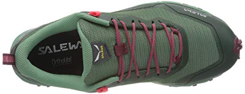 Salewa WS Ultra Train 3, Zapatillas para carrera de senderos Mujer, Verde (Duck Green/Rhododendon), 36 EU