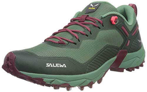 Salewa WS Ultra Train 3, Zapatillas para carrera de senderos Mujer, Verde (Duck Green/Rhododendon), 36 EU