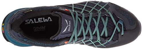 Salewa WS Wildfire Gore-TEX, Zapatos de Senderismo Mujer, Azul (Ombre Blue/Atlantic Deep), 39 EU