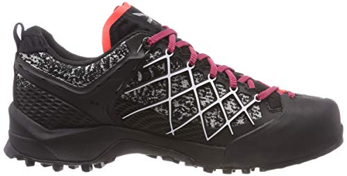 Salewa WS Wildfire Gore-TEX, Zapatos de Senderismo Mujer, Negro (Black/White), 39 EU