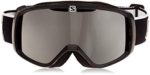 Salomon, AKSIUM, Máscara de esquí Unisex, Ajuste Mediano-Pequeño, Negro/Solar Black, L41151300