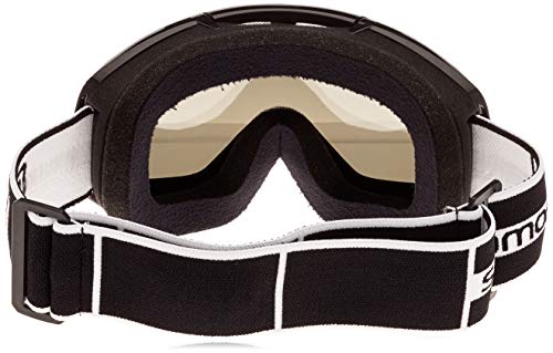 Salomon, AKSIUM, Máscara de esquí Unisex, Ajuste Mediano-Pequeño, Negro/Solar Black, L41151300