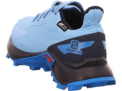 Salomon ALPHACROSS Blast CSWP J, Zapatillas de Trail Running, Azul (Ethereal Blue/Navy Blazer/Indigo Bunting), 37 EU