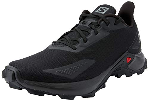 Salomon Alphacross Blast, Zapatillas De Trail Running Cómodas Y Fuerte Agarre Hombre, Color: Negro (Black/Black/Black), 41 1/3 EU