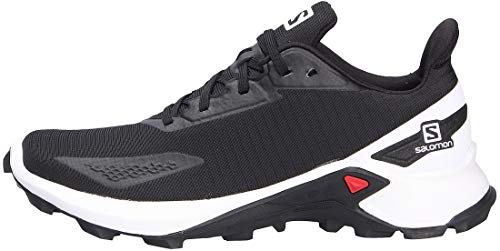 Salomon Alphacross Blast, Zapatillas De Trail Running Cómodas Y Fuerte Agarre Hombre, Color: Negro (Black/White/Black), 46 EU