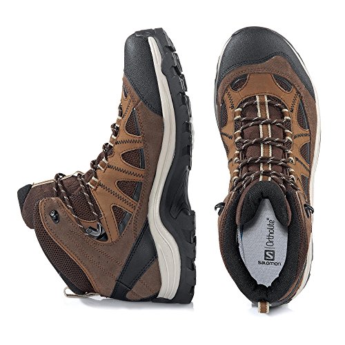 Salomon Authentic LTR GTX, Zapatillas de Senderismo Hombre, Marrón/Negro (Black Coffee/Chocolate Brown/Vintage Kaki), 44 EU