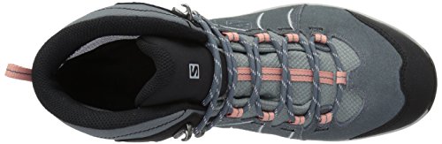 Salomon Ellipse 2 GTX Mid LTR W, Zapatillas de Trail Running Mujer, Gris/Rosa (Lead/Stormy Weather/Coral Almond), 36 2/3 EU Salomon Ellipse 2 GTX Mid LTR W, Zapatillas de Trail Running Mujer, Gris/Rosa (Lead/Stormy Weather/Coral Almond), 36 2/3 EU