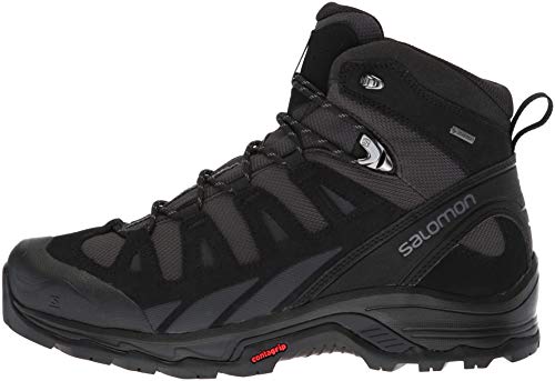 Salomon Quest Prime GTX, Zapatillas de Senderismo Hombre, Gris (Phantom/Black/Quiet Shade), 42 2/3 EU