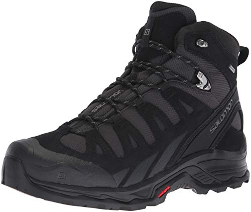 Salomon Quest Prime GTX, Zapatillas de Senderismo Hombre, Gris (Phantom/Black/Quiet Shade), 42 2/3 EU
