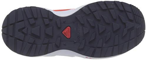 Salomon Sense K, Zapatillas de Senderismo, Azul/Naranja (Evening Blue/Red Dahlia/Cherry Tomato), 27 EU