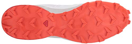 SALOMON Shoes Speedcross, Zapatillas de Running Hombre, Blanco (White/White/Cherry Tomato), 46 EU