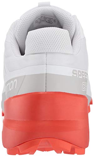 SALOMON Shoes Speedcross, Zapatillas de Running Hombre, Blanco (White/White/Cherry Tomato), 46 EU