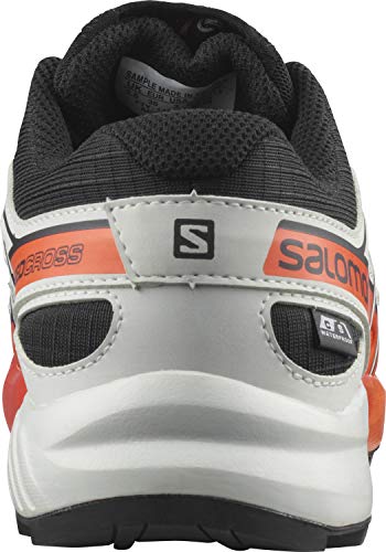 Salomon Speedcross CSWP J, Zapatillas De Trail Running Y Outdoor Actividades Impermeables, Rojo/Negro (Black/Lunar Rock/Cherry Tomato), 33 EU