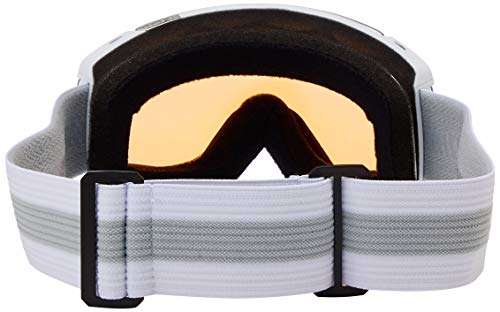 Salomon, S/VIEW PHOTO,Máscara de esquí, Unisex,Ajuste Mediano-Pequeño, Blanco/AW Blue, L41190900