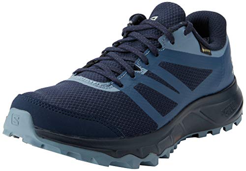 Salomon TRAILSTER 2 GTX W, Zapatillas de Running para Asfalto Mujer, Azul (Navy Blazer/Sargasso Sea/Flint Ston), 45 1/3 EU
