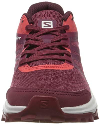 Salomon TRAILSTER 2 W, Zapatillas de Running para Asfalto Mujer, Rojo (Rhododendron/Red Bud/Cayenne), 39 1/3 EU