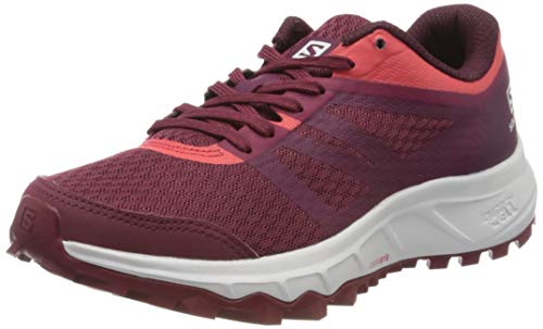 Salomon TRAILSTER 2 W, Zapatillas de Running para Asfalto Mujer, Rojo (Rhododendron/Red Bud/Cayenne), 39 1/3 EU