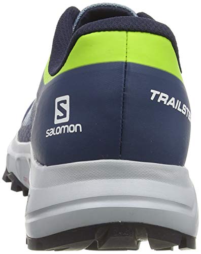 Salomon Trailster 2, Zapatillas de Trail Running Hombre, Azul (Bluestone/Poseidon/Acid Lime), 43 1/3 EU