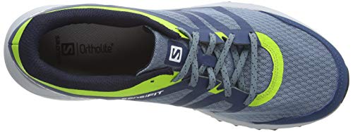 Salomon Trailster 2, Zapatillas de Trail Running Hombre, Azul (Bluestone/Poseidon/Acid Lime), 43 1/3 EU