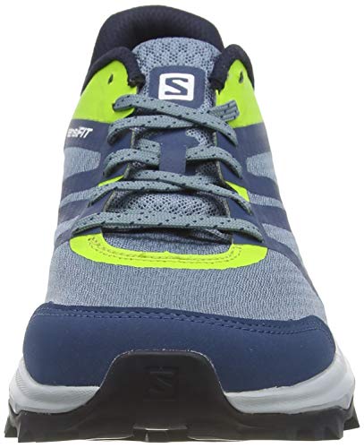Salomon Trailster 2, Zapatillas de Trail Running Hombre, Azul (Bluestone/Poseidon/Acid Lime), 44 2/3 EU