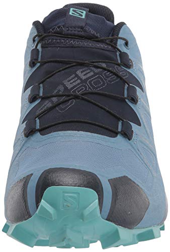 Salomon Women's Speedcross 5 GTX W Trail Running Shoes, Copen Blue/Navy Blazer/Meadowbrook, 7