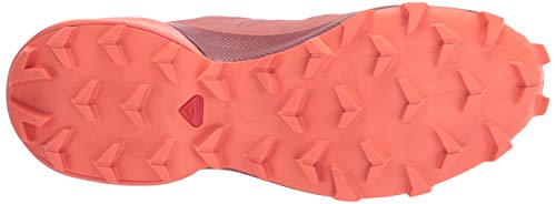 Salomon Women's Speedcross 5 W Trail Running Shoe, Brick Dust/Persimon/Persimon, 6.5