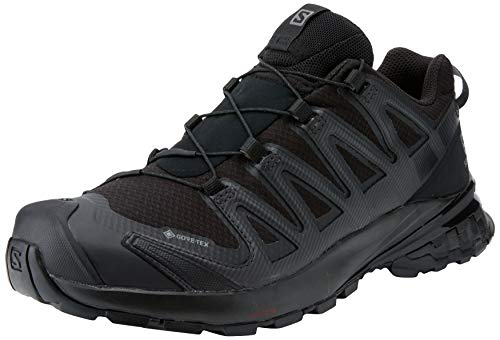 Salomon XA Pro 3D V8 W, Zapatillas De Trail Running Y Sanderismo Impermeables Versión Màs Ligera Mujer, Negro (Black/Black/Phantom), 43 1/3 EU